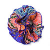 Extra Large - Double layered block print ribbed scrunchie - Hauslife