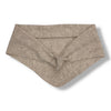 Knitted Wool-Blend Triangle Neck Scarf