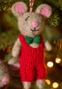 Felt Christmas Mice Decorations - Hauslife