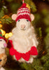 Felt Christmas Sheep Decorations - Hauslife