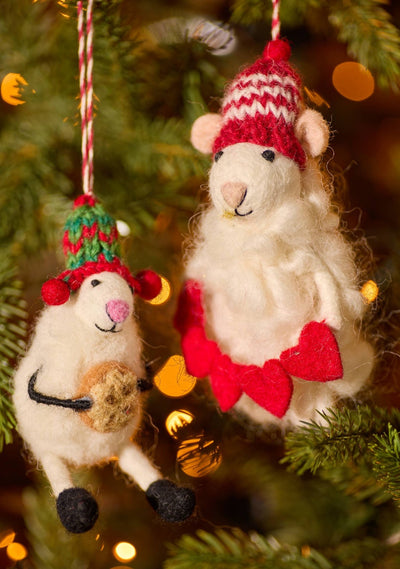 Felt Christmas Sheep Decorations - Hauslife