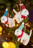 Felt Dog With Dotty Hat & Tie - Hauslife