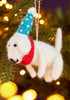 Felt Dog With Dotty Hat & Tie - Hauslife