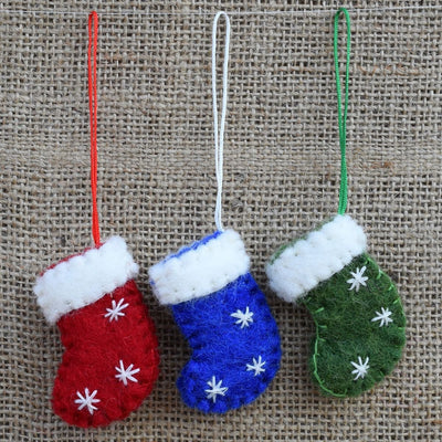 Felt Hanging Decoration - Red Stocking - Hauslife