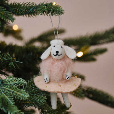 Felt Tree Decorations - Poodle - Hauslife