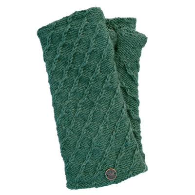 Fleece - Lined Wristwarmers - Diagonal Chain - Hauslife