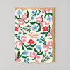 Floral Friendship Scalloped Card - Hauslife