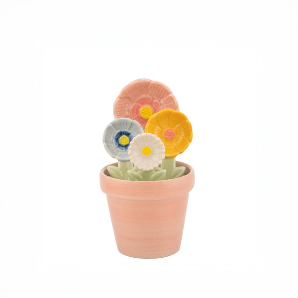 Flower Measuring Spoons - with pot - Hauslife