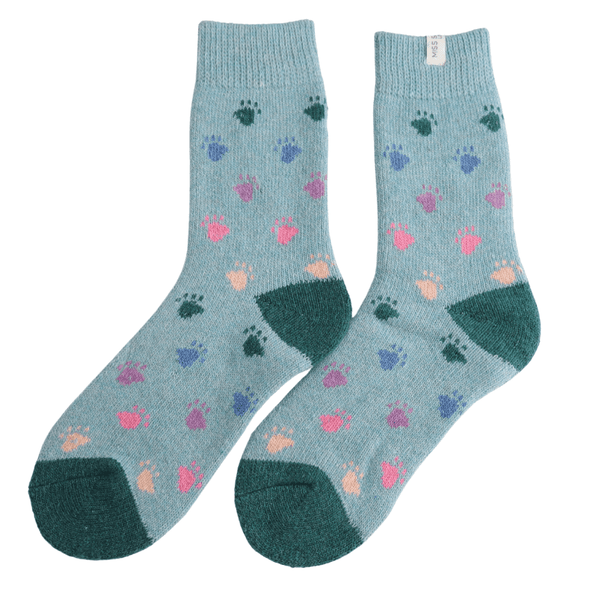 Fluffy Winter Socks - Paw Prints - Hauslife