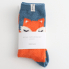 Fluffy Winter Socks - Sleepy Fox - Hauslife