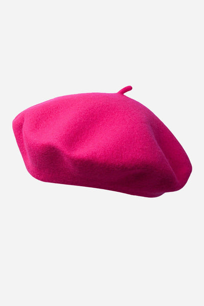 Fuchsia Plain Beret - Hauslife
