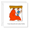 Funny Birthday Card Anniversary Valentines Day for Boyfriend Husband Cold Feet in Bed Cheeky Cute - Hauslife