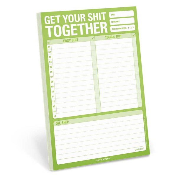 Get Your Shit Together Pad - Hauslife