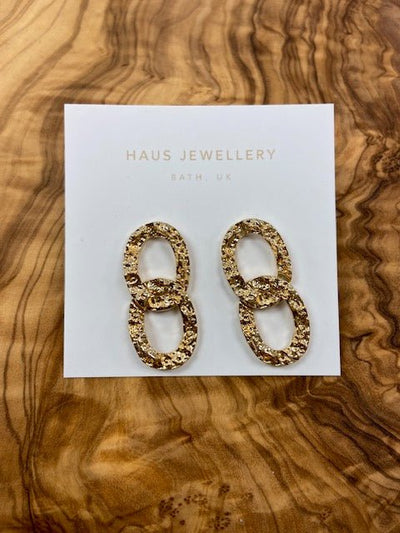 Gold Chain Link Earrings - Hauslife