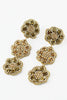 Gold Floral Beaded Earrings - Hauslife