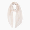 Gold Matchstick Print Lightweight Scarf in Cream - Hauslife