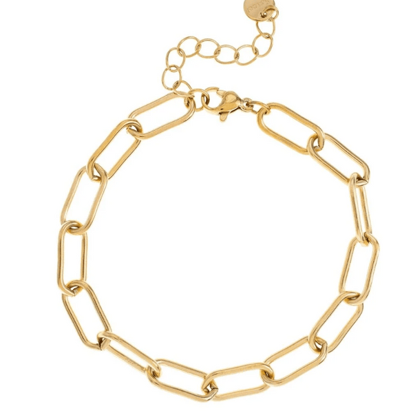 Gold Paperclip Chain Bracelet - Hauslife
