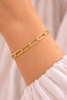 Gold Paperclip Chain Bracelet - Hauslife