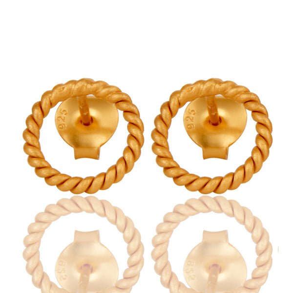 Gold Plated Rope Studs - Hauslife