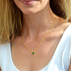 Green Malachite Triangle Necklace - Hauslife
