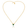 Green Malachite Triangle Necklace - Hauslife