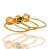 Green Onyx Stacking Rings - Hauslife