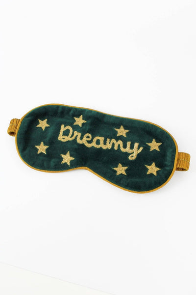Green Velvet 'Dreamy' Eye Mask - Hauslife