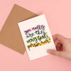 Greeting card - 'you are the very best person ever' - Hauslife