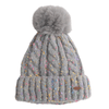 Grey Speckled Pom - Pom Beanie - Hauslife