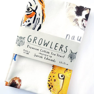 Growlers Animal Cotton Tea Towel - Hauslife
