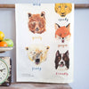 Growlers Animal Cotton Tea Towel - Hauslife