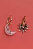Guiding Star & Moon Hoop Earrings - Hauslife