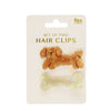 Hair clips (set of 2) - Dog and bone - Hauslife