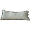 Hallie Bolster Linen Cushion Cover – Olive Stripe - Hauslife