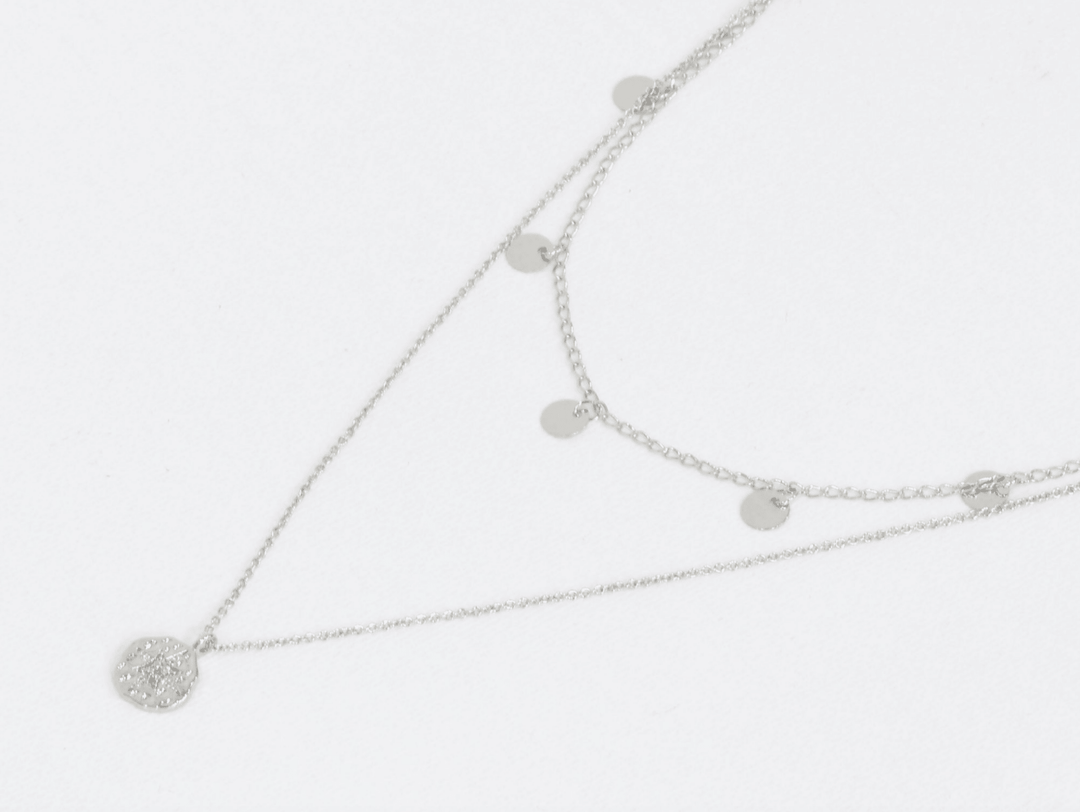 Hammered Star Double Necklace - Hauslife