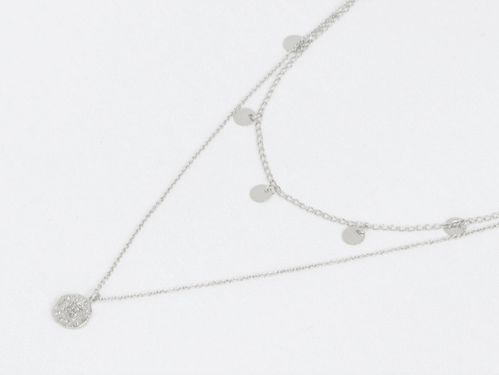 Hammered Star Double Necklace - Hauslife