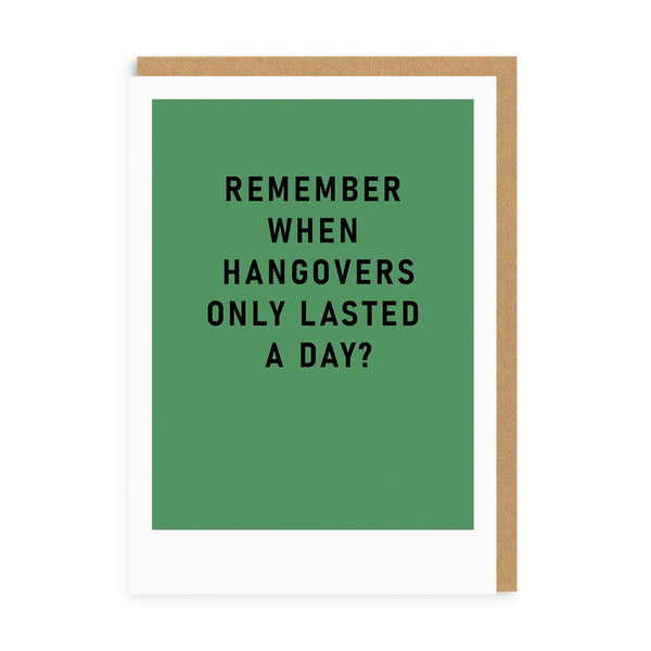 Hangovers Card - Hauslife