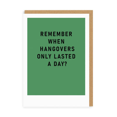 Hangovers Card - Hauslife
