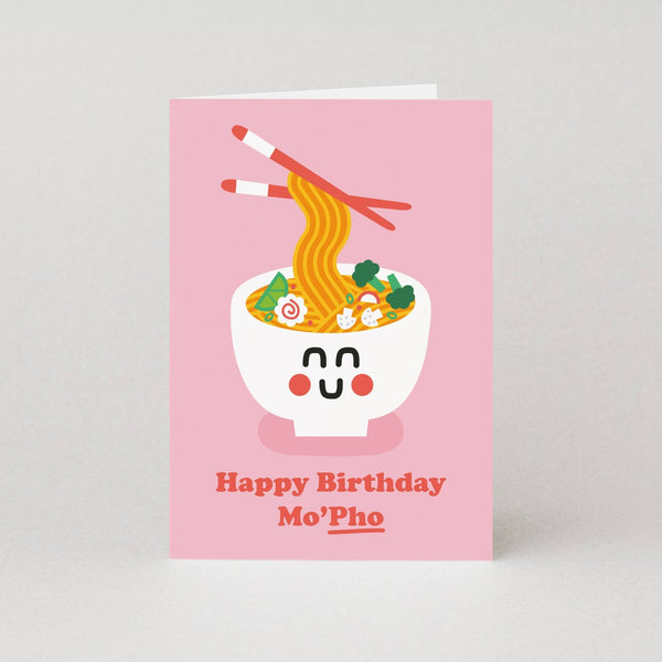 Happy Birthday Mo'pho' Card - Hauslife