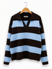 Harrie Striped Rugby Jumper - Hauslife