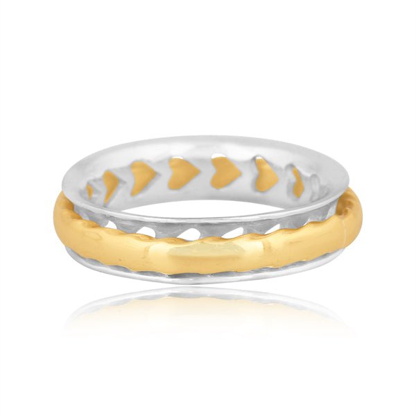 Heart Pattern Spinning Ring – Hauslife