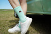 Hedgehog Socks | Ribbed Bamboo Socks | Green Socks - Hauslife