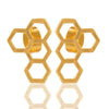 Honeycomb Stud Earrings - Hauslife