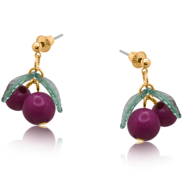 Hortense Small Cherry Earrings - Hauslife