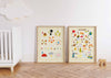 Illustrated Alphabet Art Print - Hauslife