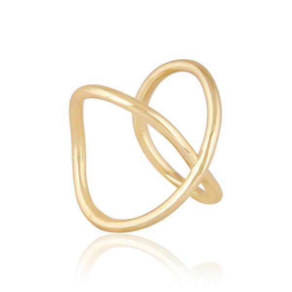 Infinity Loop Gold Ring - Hauslife