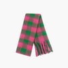 Joey Heavyweight Scarf - Green/pink, Square Check - Hauslife