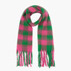 Joey Heavyweight Scarf - Green/pink, Square Check - Hauslife