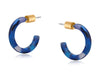 Julieta Petite Resin Hoop Earrings - Hauslife