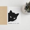 Karma is a cat 5x7 card - Hauslife